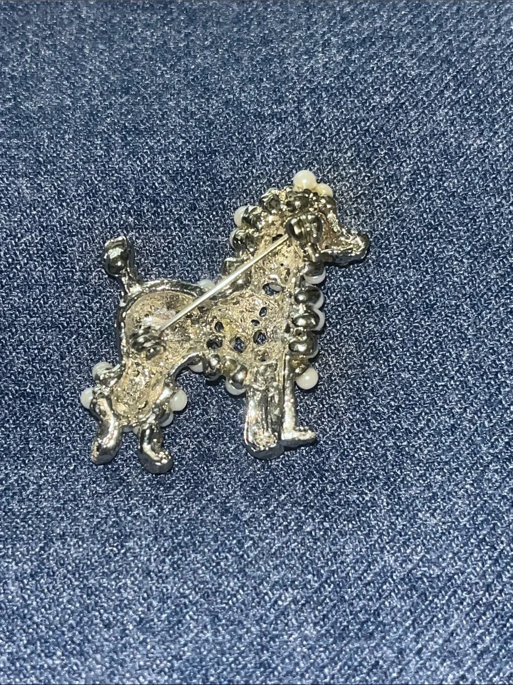 Vintage poodle pin